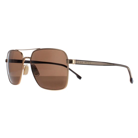 Hugo Boss Aviator Herren Rose Gold Braun 1045/S/IT - Image 2