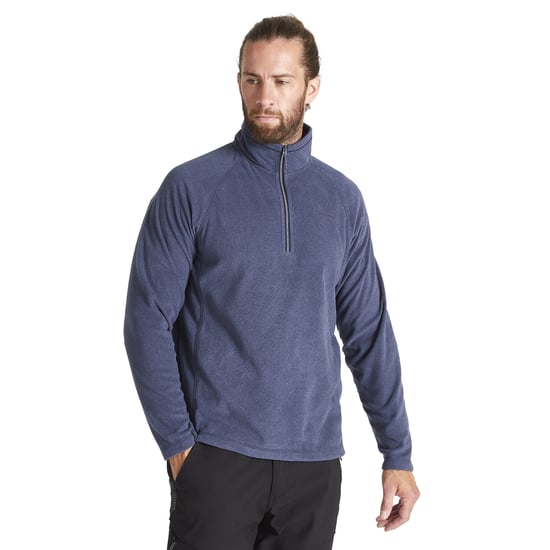Craghoppers - "Corey VI" Fleece-Oberteil, mit halbem Reißverschluss für Herren (Marineblau meliert) - Image 3