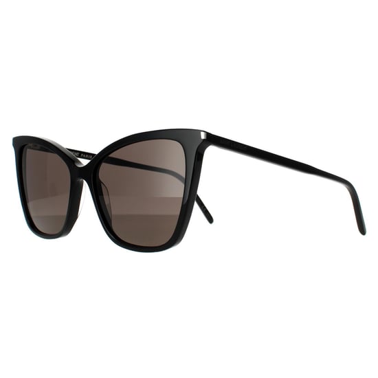 Saint Laurent Cat Eye Damen Schwarz Grau Sonnenbrille - Image 2