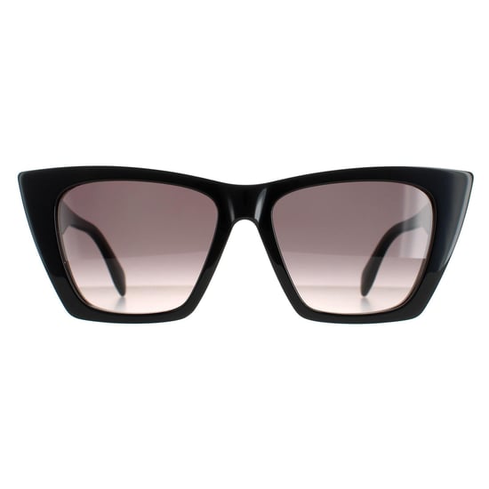 Alexander McQueen Cat Eye Damen Schwarz Grau AM0299S - Image 1