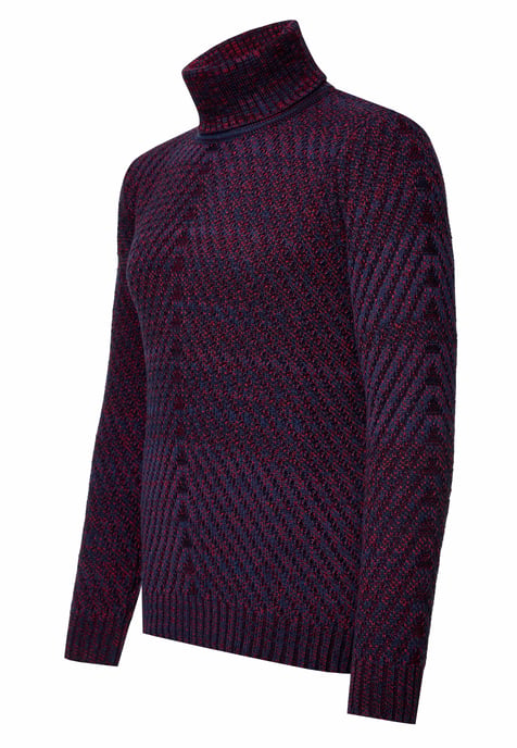 Robuster Strickpullover mit Rollkragen - Image 2