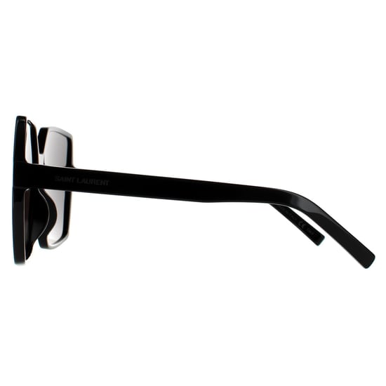 Saint Laurent Square Damen Schwarz Grau Sonnenbrille - Image 3