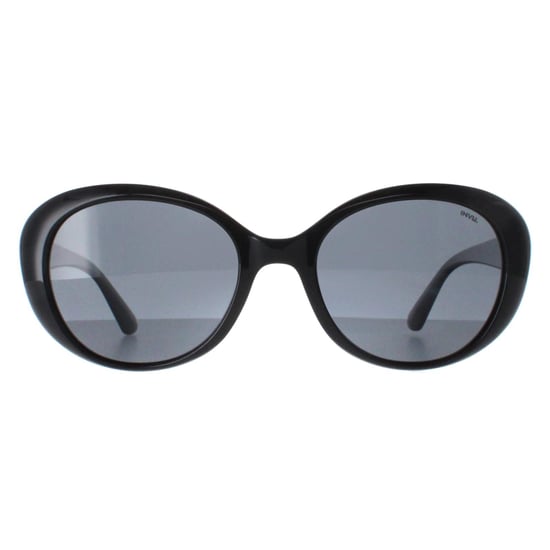 INVU Oval Womens Schwarz Grau Polarisiert B2022 - Image 1
