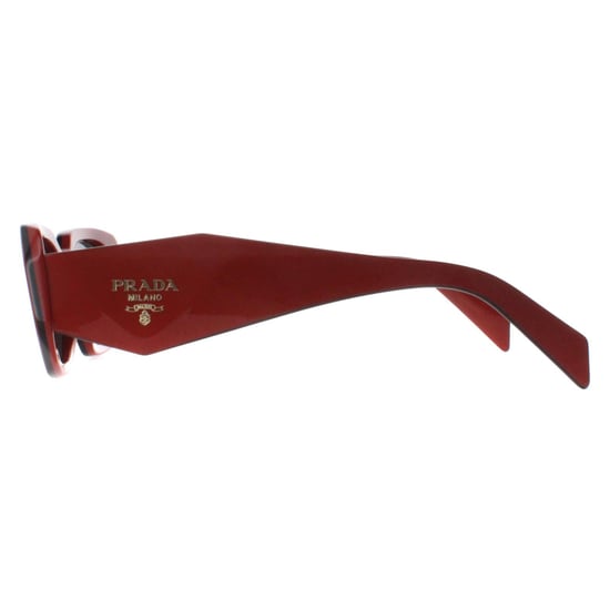 Prada PR17WS 12N5S0 orange schwarz dunkelgrau Sonnenbrille - Image 3