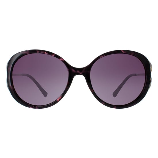 INVU Round Womens Dark Tortoise Lila Demi Gold Lila Polarized B2117 - Image 1