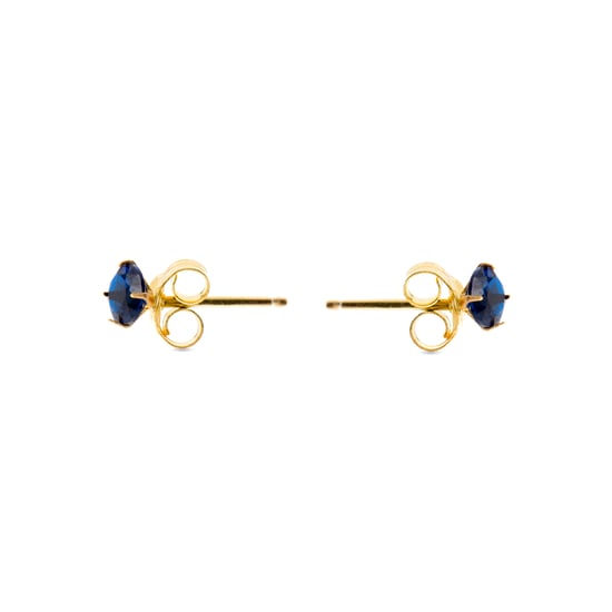 Luxenter Ohrringe, Otieno aus 925er Sterlingsilber und blauer Topas aus hydrothermalem Quarz mit 18 Karat vergoldetem Finish - Image 3