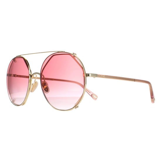 Chloe Rund Damen Gold Rot Farbverlauf CH0041S - Image 2