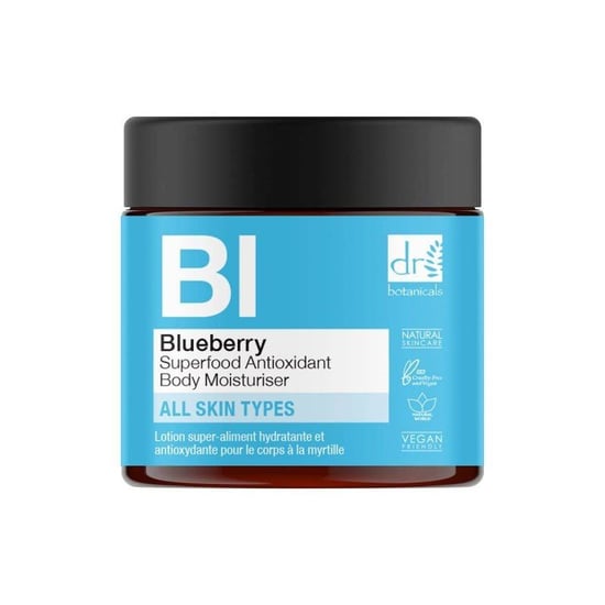 Dr Botanicals Blueberry Superfood Antioxidant Body Moisturiser 30ml - Image 4