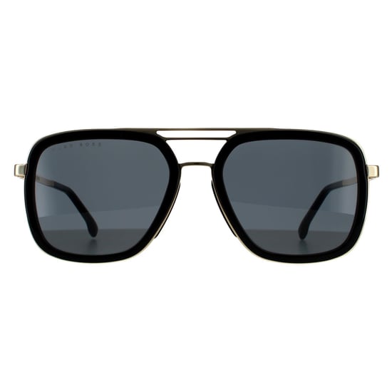 Hugo Boss Aviator Herren Schwarz Gold Grau 90041091 - Image 1