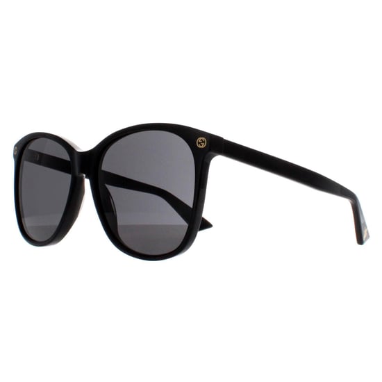 Gucci Runde Frauen Schwarz Grau Sonnenbrille - Image 2