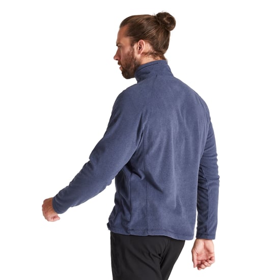Craghoppers - "Corey VI" Fleece-Oberteil, mit halbem Reißverschluss für Herren (Marineblau meliert) - Image 2