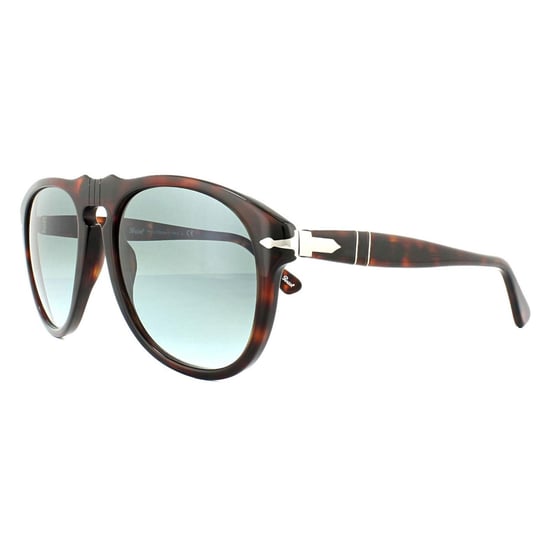 Persol Aviator Mens Dark Havana Light Blue Gradient Sonnenbrillen - Image 2