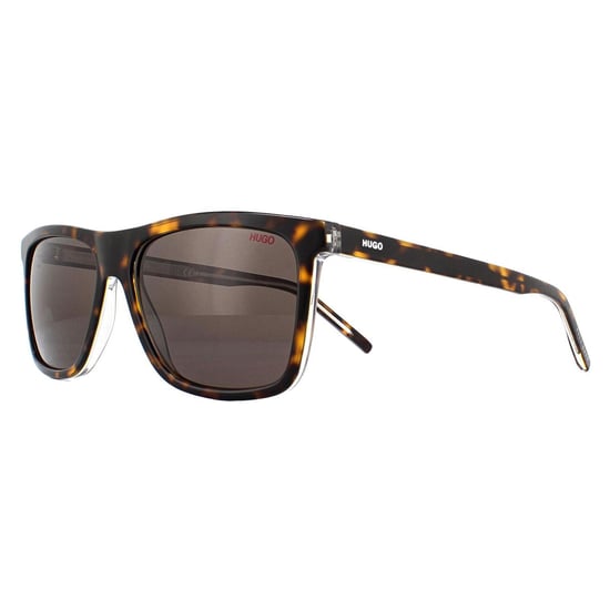 Hugo by Hugo Boss Rectangle Mens Havanna Crystal Brown Sonnenbrillen - Image 2