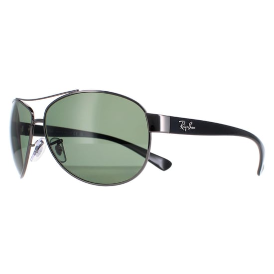 Lunettes De Soleil Ray-Ban 3386 Gunmetal Vert Polarisé 004/9A 63mm - Image 2