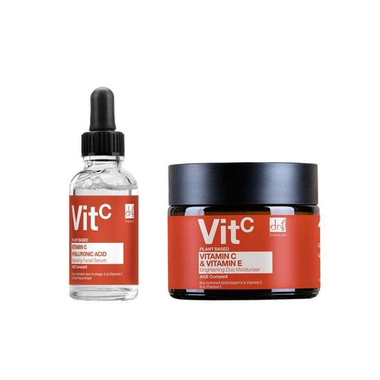 Dr. Botanicals Vitamin-C- und Hyaluronsäure-Gesichtsserum 30 ml + Anti-Aging-Duo-Feuchtigkeitscreme 60 ml - Image 1