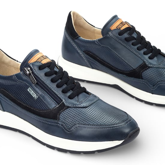 Pikolinos Herren-Sneaker aus blauem Leder, bequem und tragbar - Getafe - Image 6