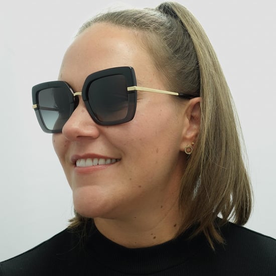 Dolce & Gabbana Sonnenbrille DG4373 32468G Top Schwarz auf Transparent Schwarz Grau Gradient - Image 6