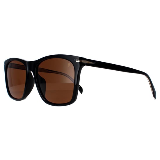 David Beckham Rectangle Herren Schwarz Braun DB1054/F/S - Image 2