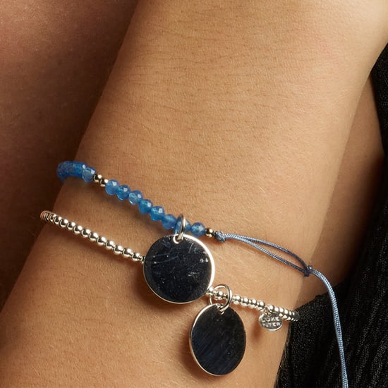 Luxenter mi sol-Armband aus 925er Sterlingsilber und blauem Achat mit rhodinierter Oberfläche - Image 4