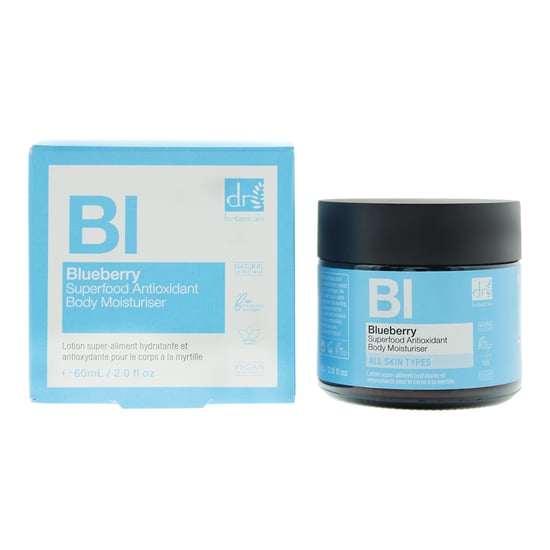 Dr Botanicals Blueberry Superfood Antioxidant Body Moisturiser 30ml - Image 1
