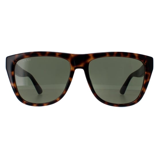 Gucci Rectangle Herren Havanna Grün GG1345S - Image 1