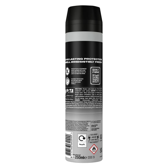Lynx XXL Black 72H Sweat Protection Anti-Perspirant Deodorant, 3x250ml - Image 5
