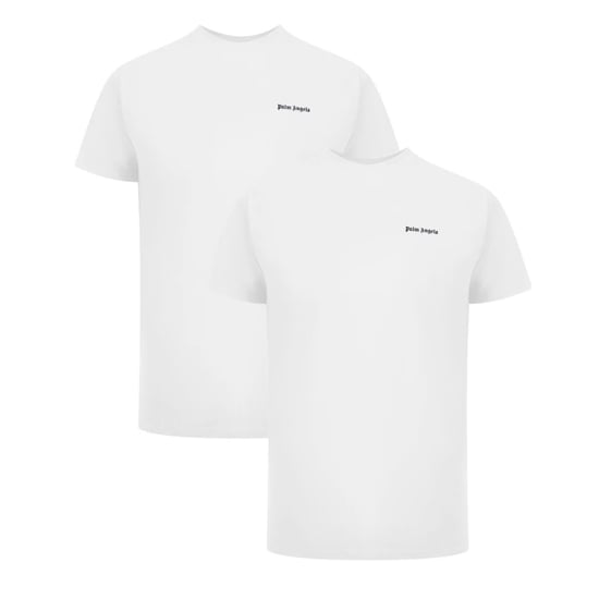Palm Angels Zwei-Pack Klassische Logo Weiße T-Shirts - Image 1