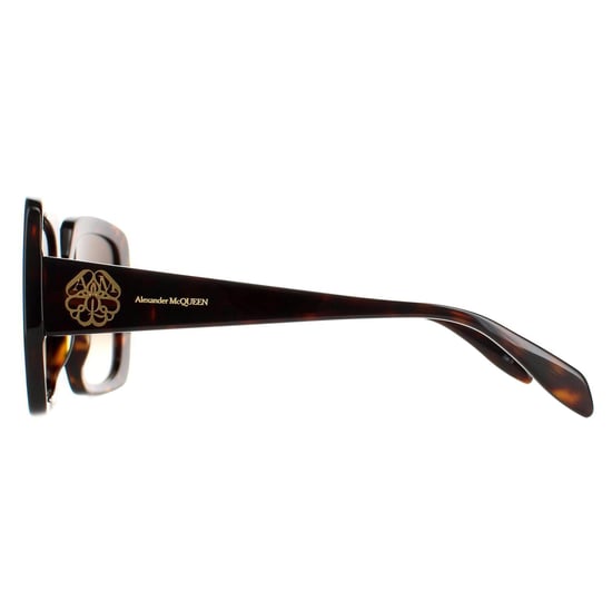 Alexander McQueen Square Damen Schildpatt Braun Gradient AM0378S - Image 3