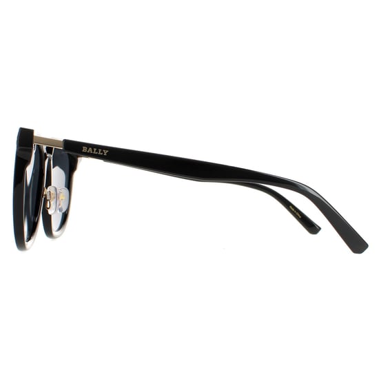 Bally Cat Eye Womens Schwarz Grau Verspiegelt BY0044-K - Image 3