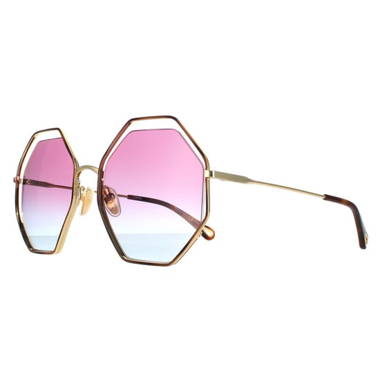 Chloe Rund Damen Gold Violett Blau Farbverlauf CH0045S - Image 2