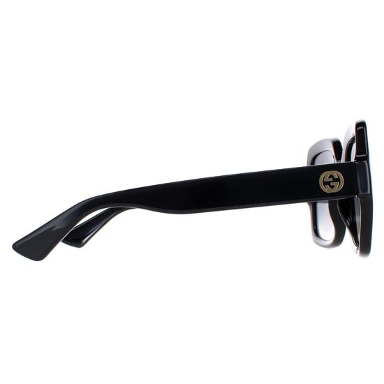 Gucci Square Womens Schwarz Grau Gradient Polarisiert GG1337S - Image 4