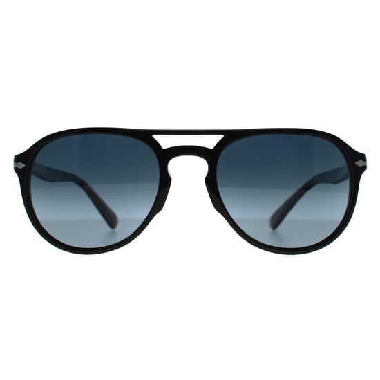 Persol Aviator Unisex Schwarz Blau Verlauf Polaroid Sonnenbrille - Image 1