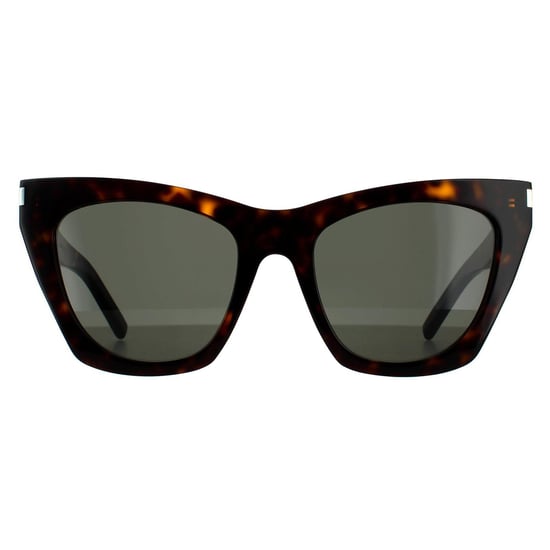 Saint Laurent Cat Eye Damen Sonnenbrille Havanna Grau - Image 1