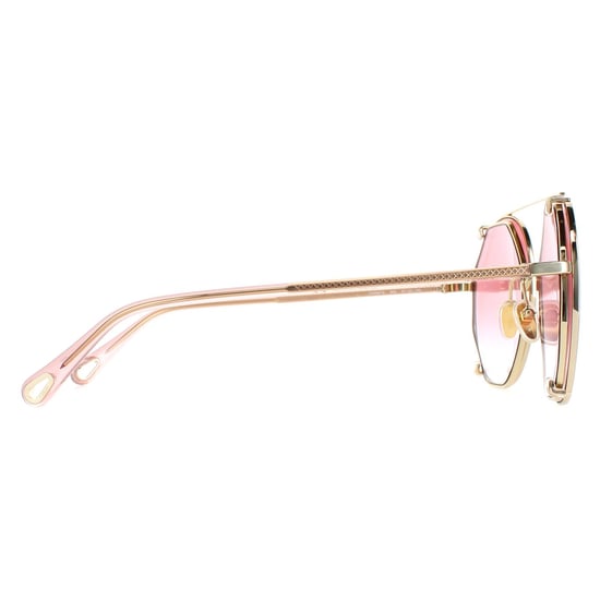 Chloe Rund Damen Gold Rot Farbverlauf CH0041S - Image 4