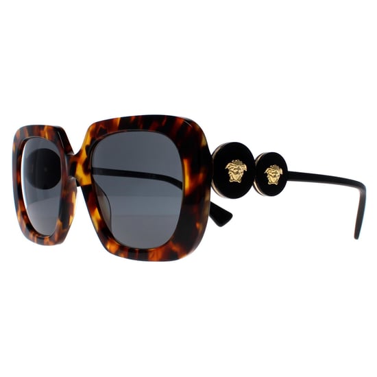 Versace Square Damen Hell Havanna Dunkelgrau VE4434 - Image 2