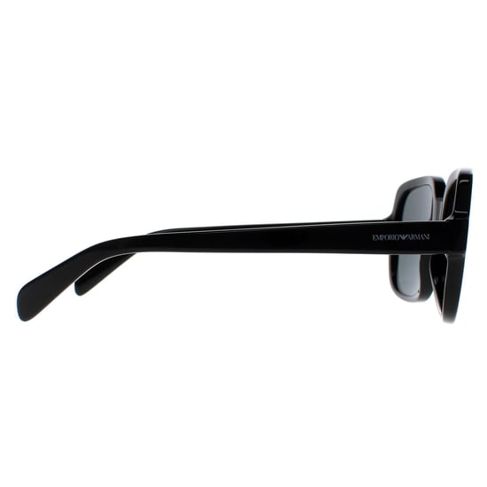 Emporio Armani Quadrat Damen Glänzend Schwarz Dunkelgrau EA4195 - Image 4