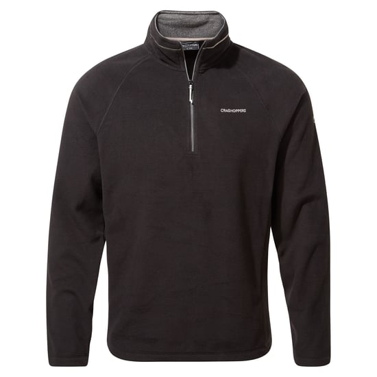 Craghoppers Mens Corey VI halbe Zip Fleece-Oberteil (schwarz) - Image 2