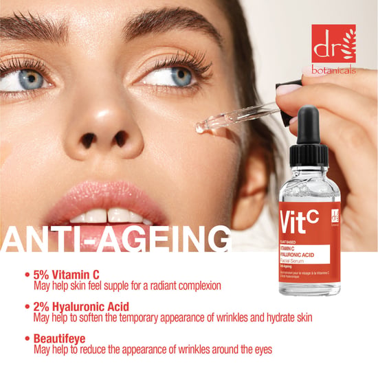 Dr. Botanicals Vitamin-C- und Hyaluronsäure-Gesichtsserum 30 ml + Anti-Aging-Duo-Feuchtigkeitscreme 60 ml - Image 4