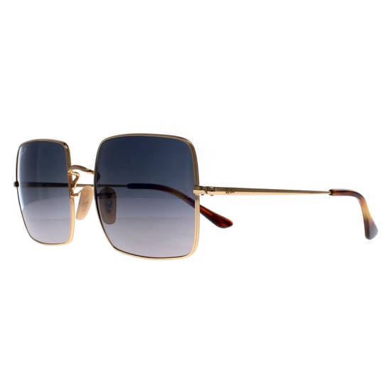 Ray-Ban Square RB1971 914778 polished gold blue grey gradient polarized sunglasses - Image 2