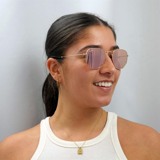 Ray-Ban Sonnenbrille Hexagonal 3548N 001/Z2 Gold Kupfer Flash Spiegel - Image 5