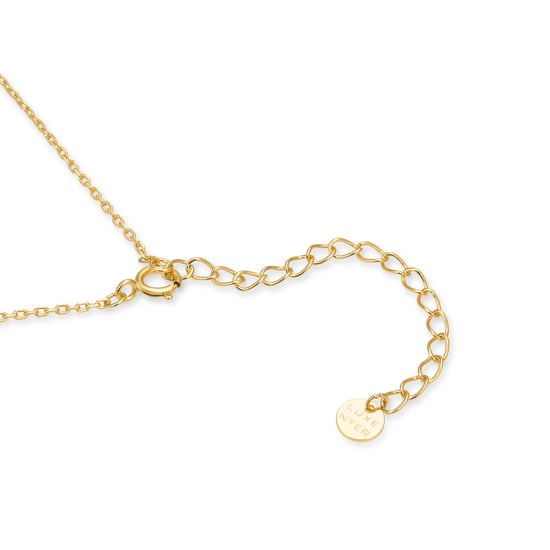 Luxenter Halsschmuck aus 925er Sterlingsilber mit mehrfarbigen Zirkonias in 18K Gelbgold - Thilak - Image 6