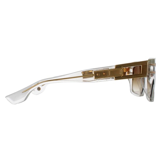 Dita Rectangle Unisex Crystal Clear Gelbgold Dunkelbraun bis Klar Gradient Grandmaster Seven - Image 4