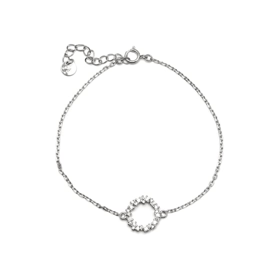 Luxenter Armreif, 925 Sterling Silber Thilak und glänzender Zirkonia mit rhodinierter Oberfläche - Image 3