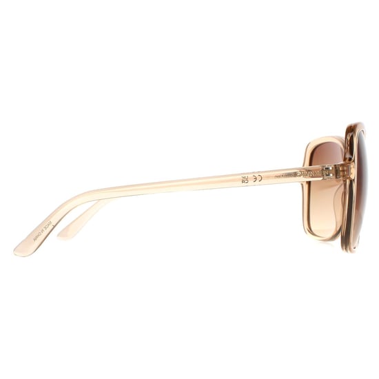 Lunettes de soleil Calvin Klein CK19561S 270 Crystal Beige Brown Gradient - Image 4
