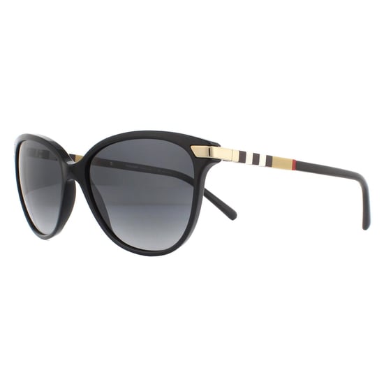 Lunettes De Soleil Burberry BE4216 3001T3 Dégradé Gris Noir Polarisé - Image 2