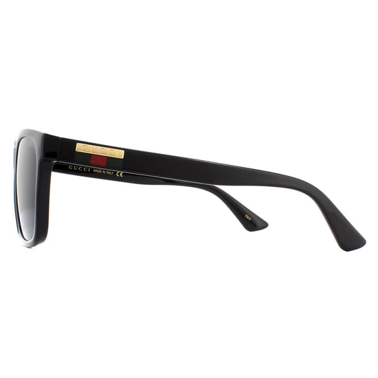 Gucci Rectangle Mens Black Grey Sonnenbrille - Image 3