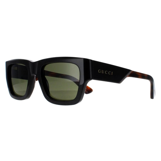 Gucci Square Herren Dunkelbraun mit Havanna Grün GG1668S - Image 2
