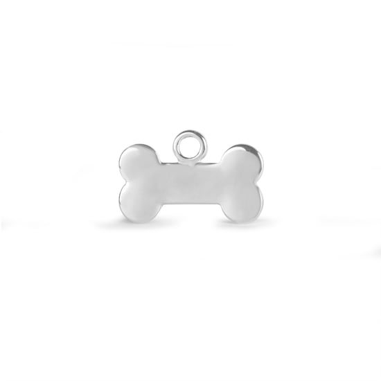 Luxenter Anhänger aus Knochen mit Rhodium-Finish - Image 1