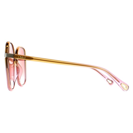 Chloe Square Womens Yellow to Pink Crystal Fade und Gold Pink Gradient CH0031S Franky - Image 3