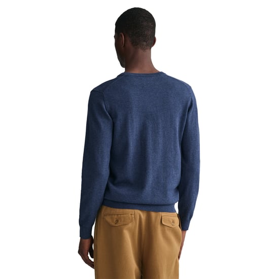Gant Classic Cotton V-Neck Strickpullover - Image 3